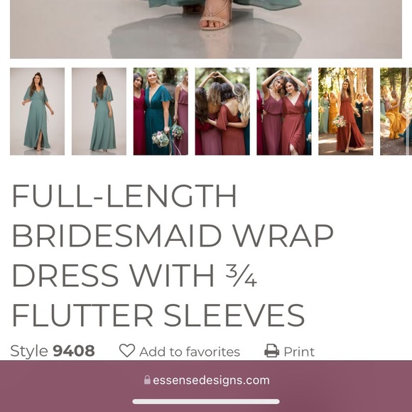 Sorella Vita bridesmaids dress - Picture 3 of 4